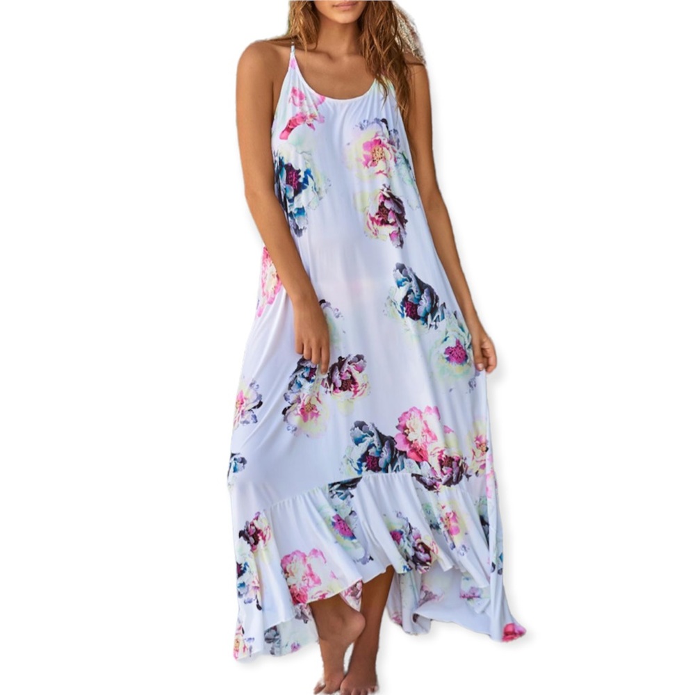 Pilyq Summer Fleur Harper Beach Maxi Dress—XS/S